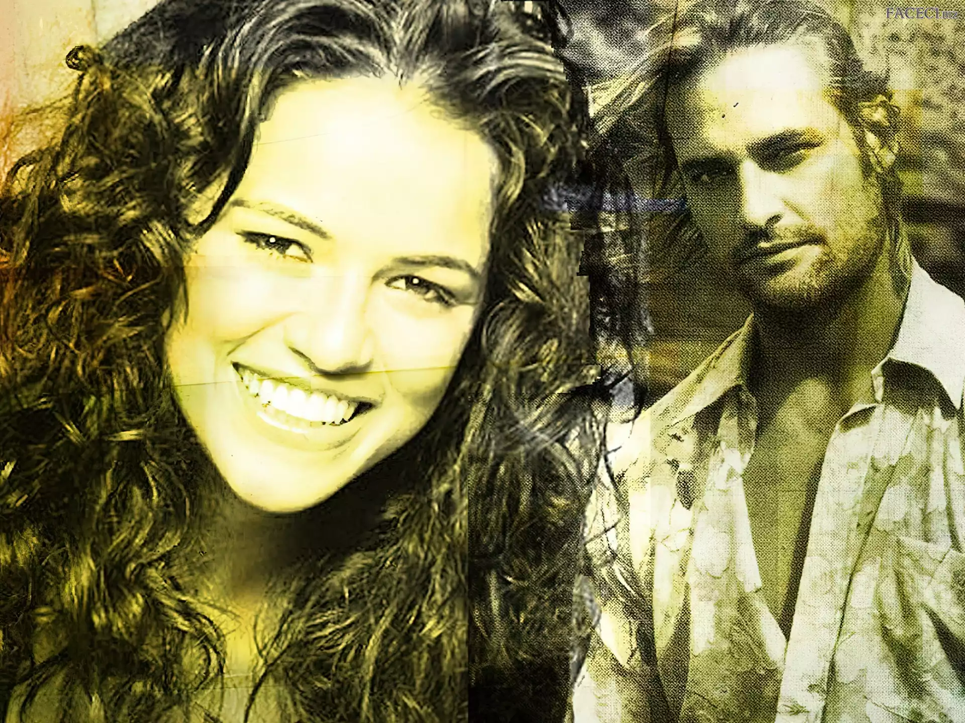 Michelle Rodriguez, Filmy Lost, Josh Holloway